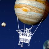 Nacelle et ballon planète